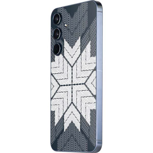 NYC Symmetric Flower Galaxy A35 5G Skin